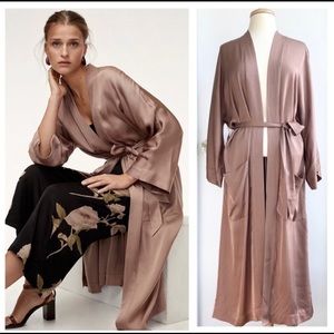 Aritzia Wilfred Durante Jacket Kimono XS - nutmeg